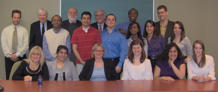 The 2008-09 class of IR 4701 with their distinguished guests